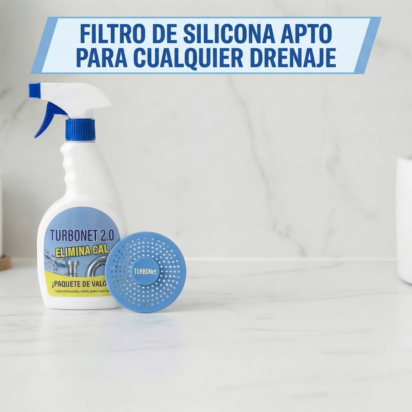 Your bathroom has been accumulating grime and hair for months. Today, you're stopping it.