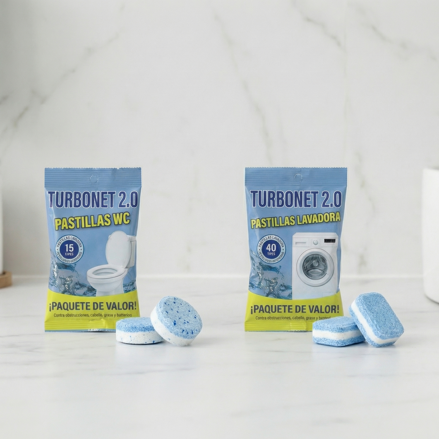 The smell from the bathroom and washing machine has a solution. It's this.